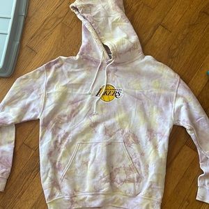 Urban Outfitters LA Lakers hoodie tie die Size S